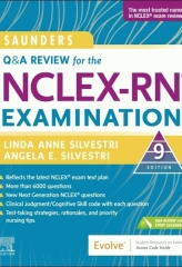 مرور پرسش و پاسخ ساندرز برای آزمون RN ویرایش نهم 2024 | Saunders Q & A Review for the NCLEX-RN® Examination